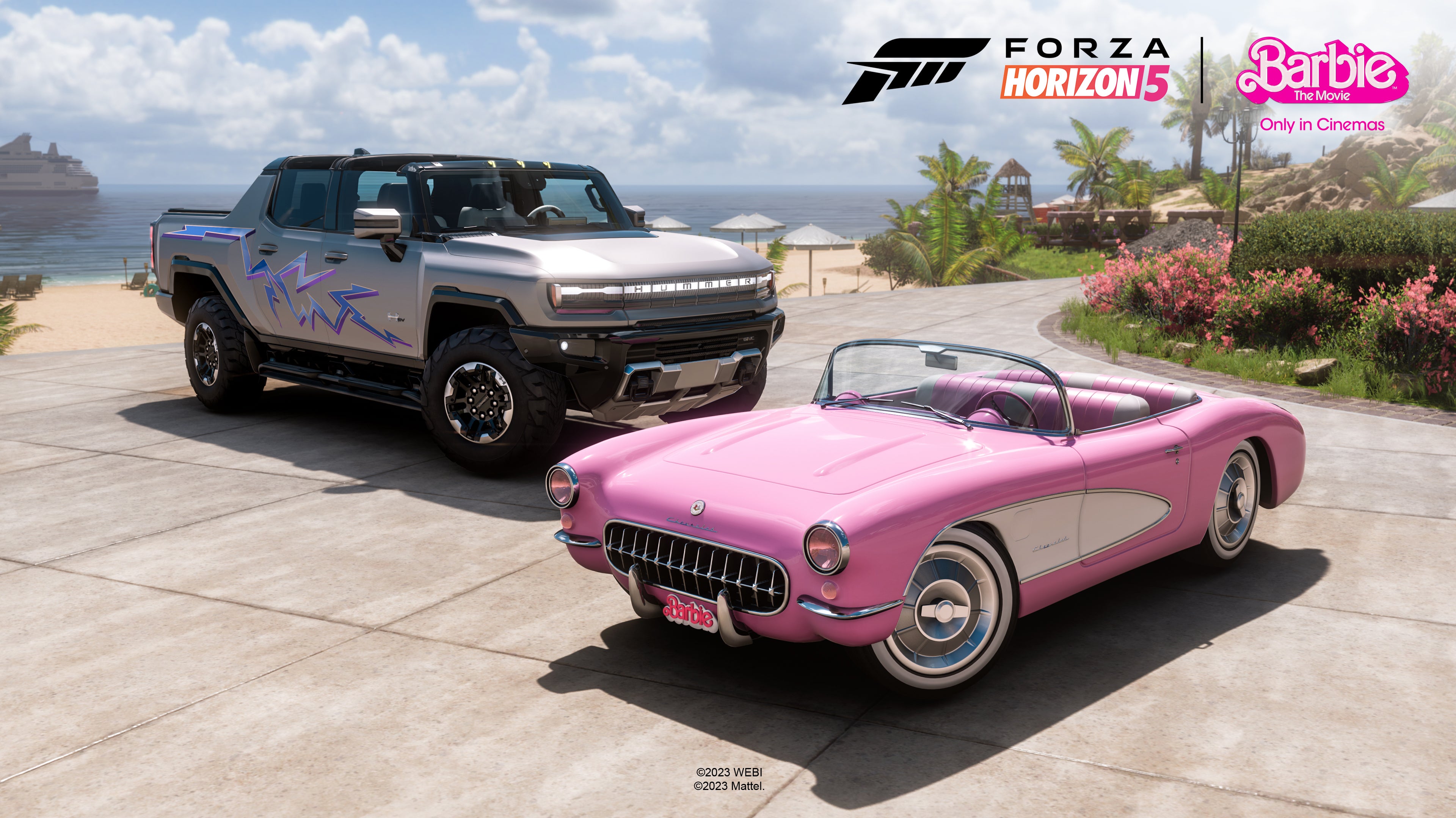 Microsoft Made a Barbie-Themed Xbox Series S, Xbox Barbie Dolls, and Barbie Cars for Forza