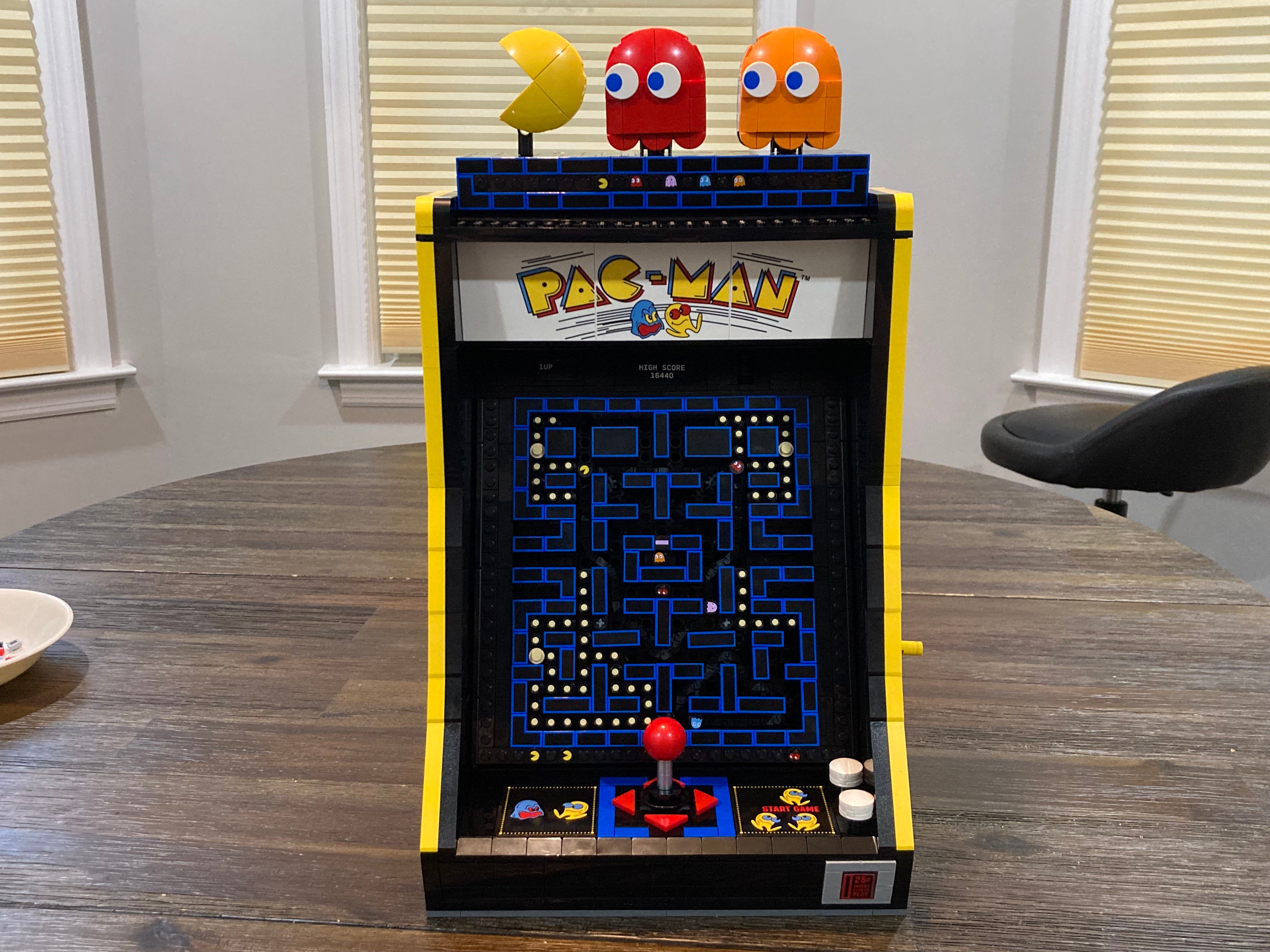 We Build The LEGO PAC-MAN Arcade, Which Actually Moves And Plays