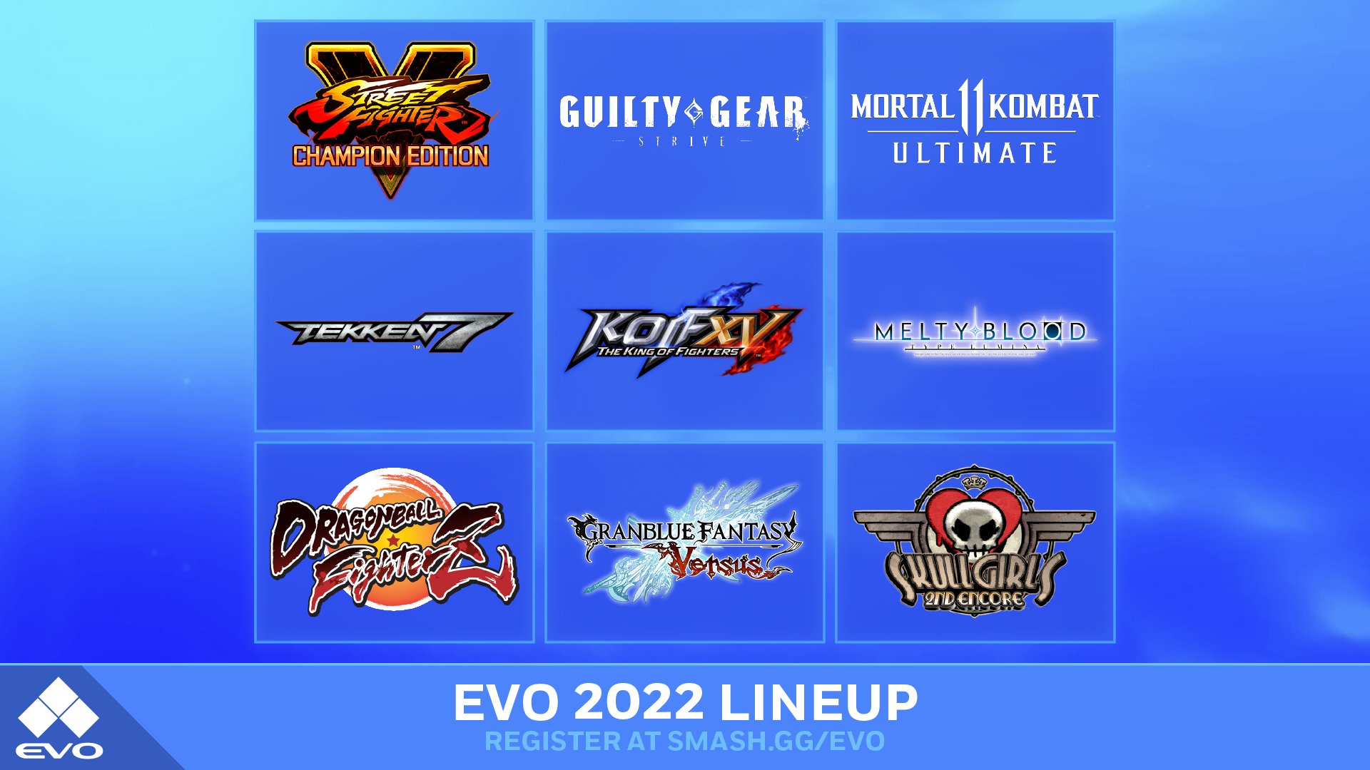 EVO 2022 Lineup Announced: Street Fighter V, Tekken 7 Headline This Year's Event