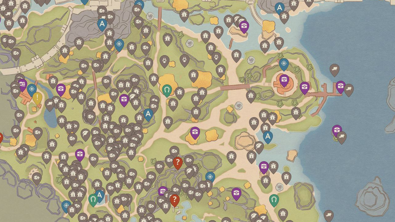Palia Interactive Map and Locations for Ore, Hunting, and More