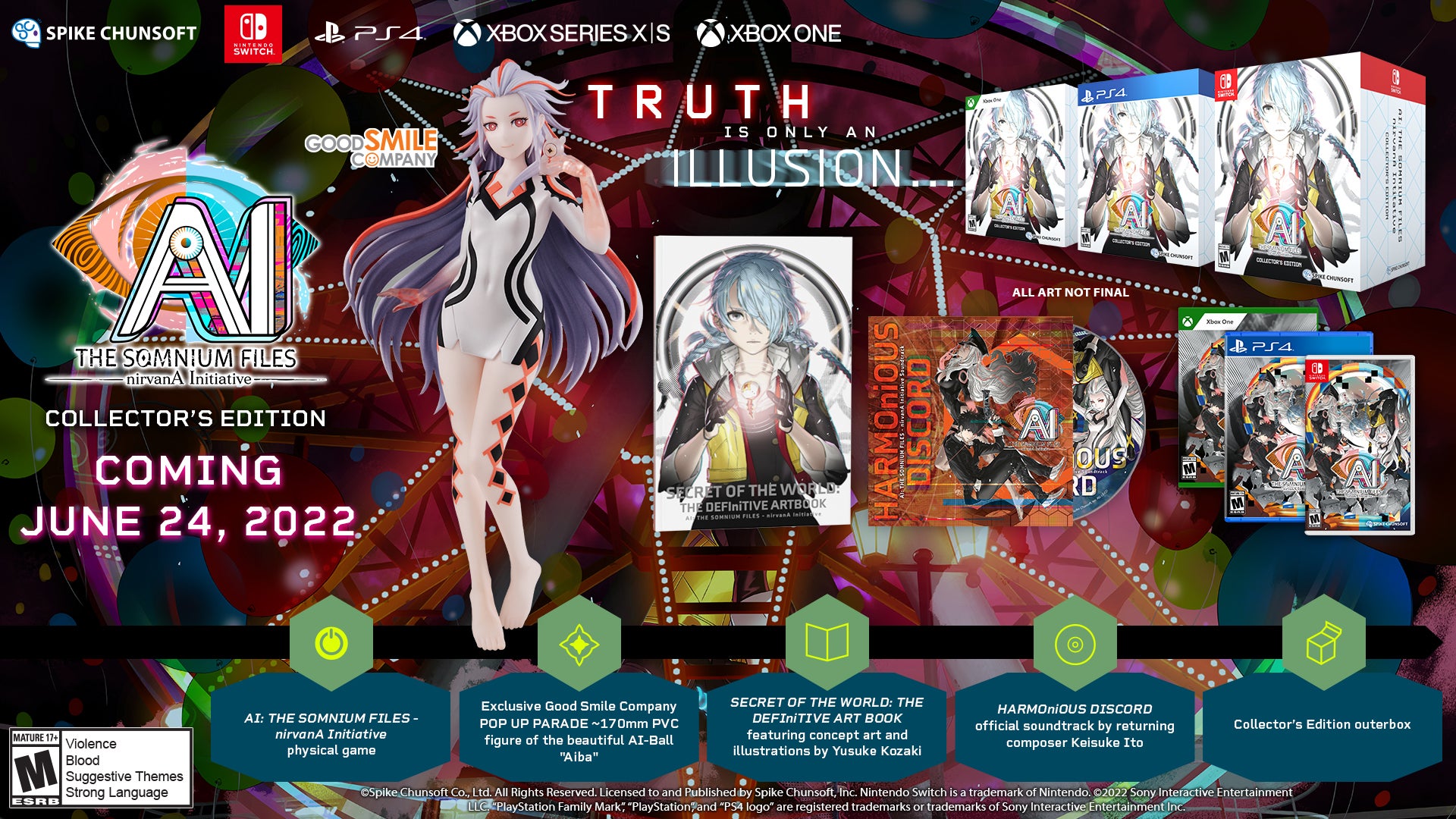 Ai: The Somnium Files - Nirvana Initiative: Here's What Comes in Each Edition
