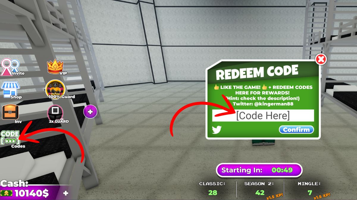 Roblox Squid Game Season 2 Codes (January 2025)