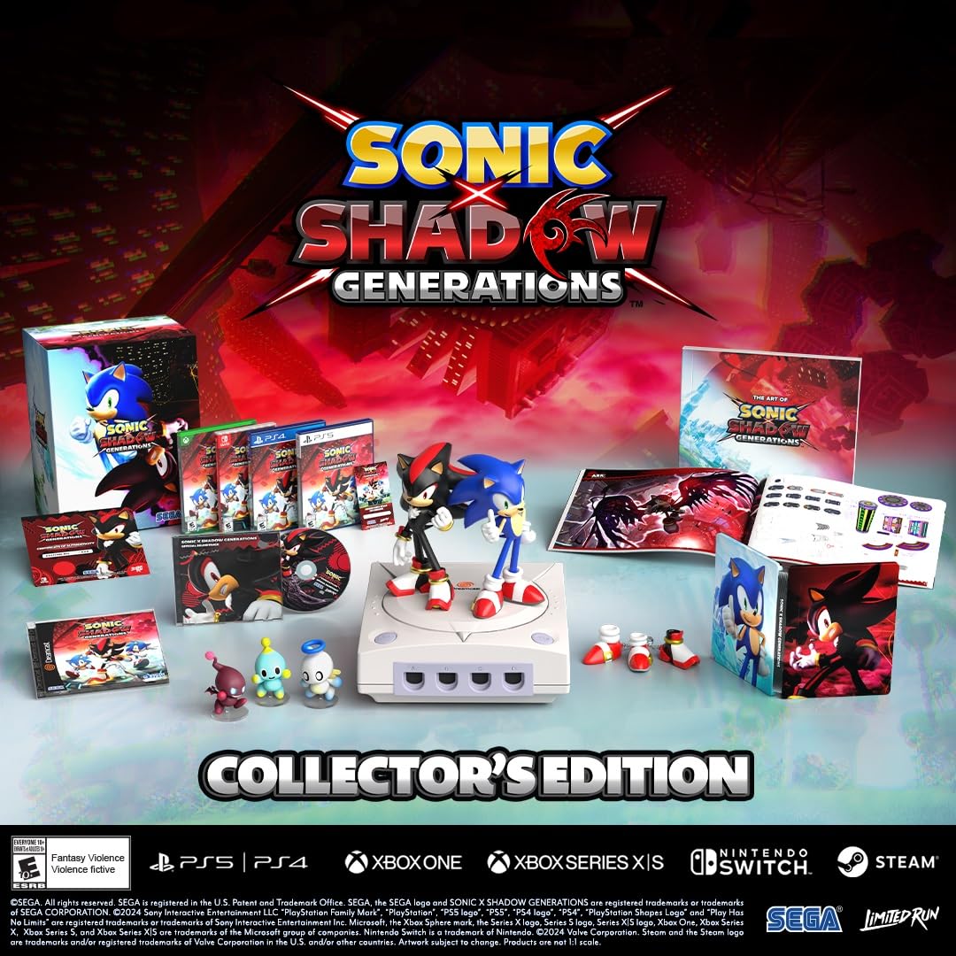 Sonic x Shadow Generations Collector's Edition Now Available at Amazon, Includes Dreamcast Statue, Chao Figurines and More