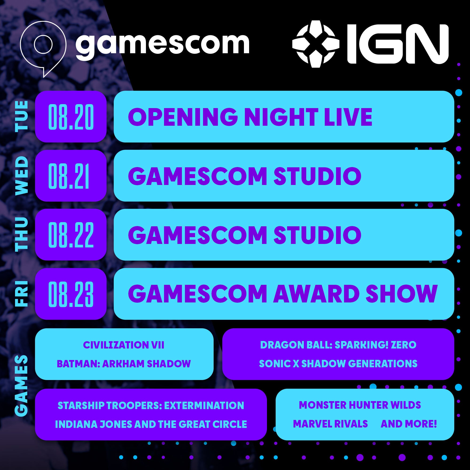 gamescom 2024: The Biggest Announcements So Far
