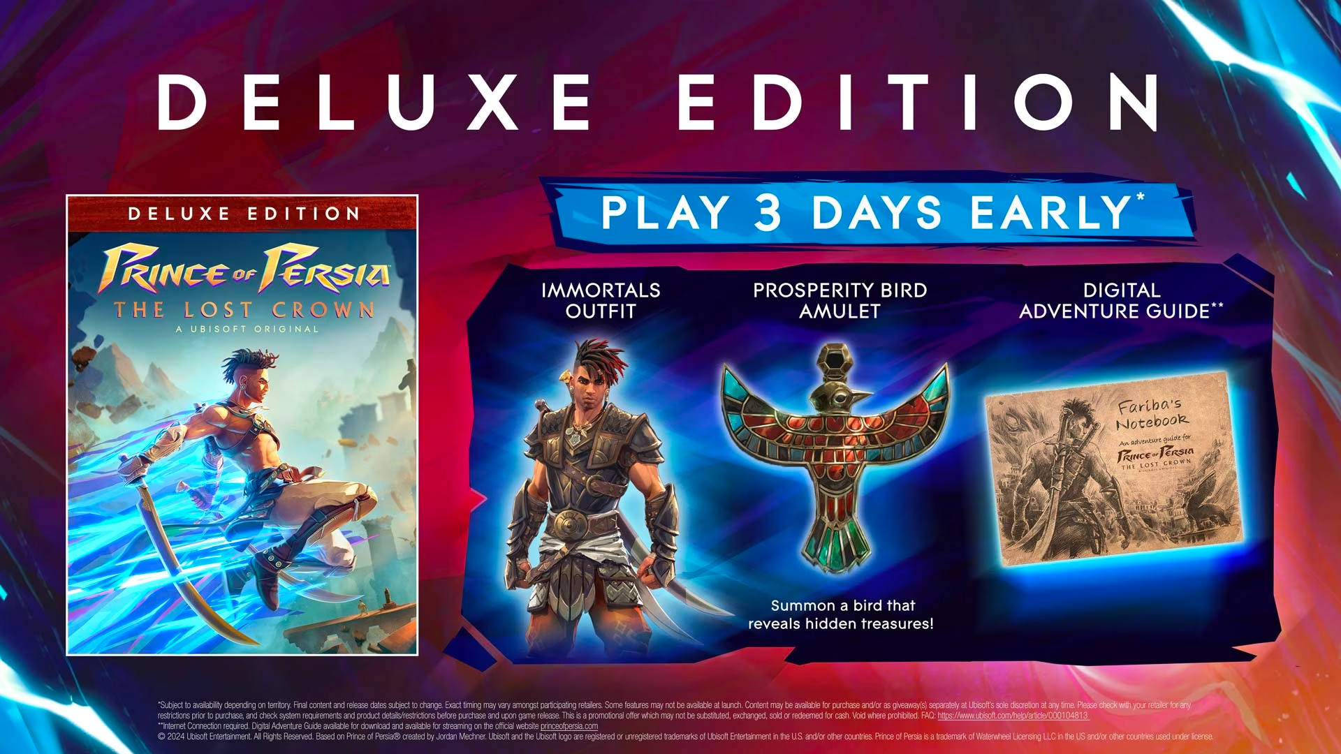 Prince of Persia: The Lost Crown - Here's What Comes in Each Edition
