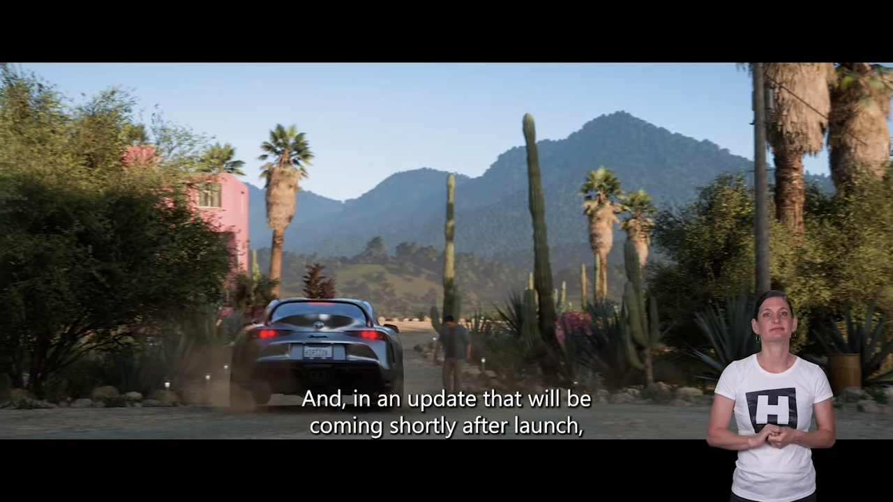 Forza Horizon 5 Will Add an On-Screen Sign Language Interpreter