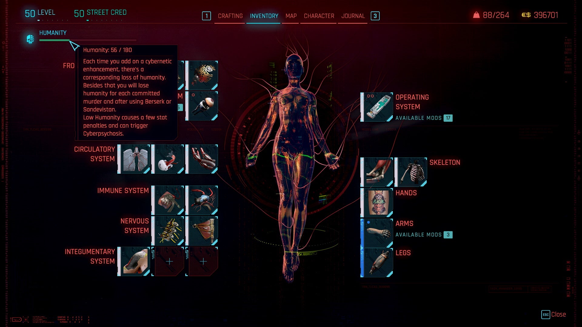 Cyberpunk 2077 Mod Adds Edgerunners' Risk of Turning Cyberpsycho