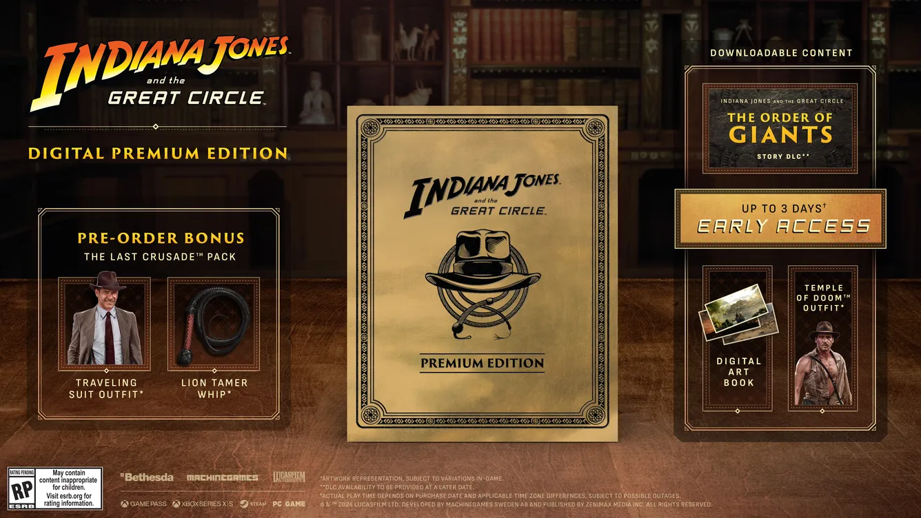 Indiana Jones and the Great Circle: Here's What Comes in Each Edition