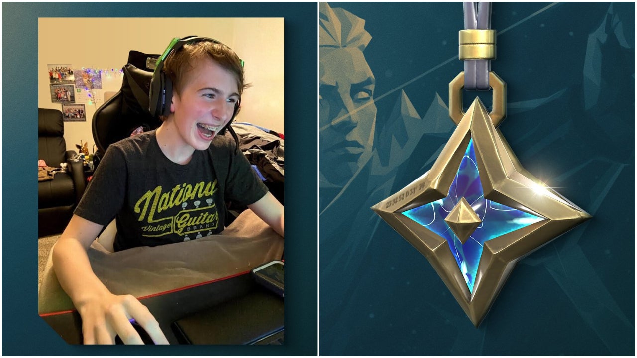 Valorant's Current Battlepass Includes 'Corbin's Light' Gun Buddy to Honor a Fan Who Died of Cancer